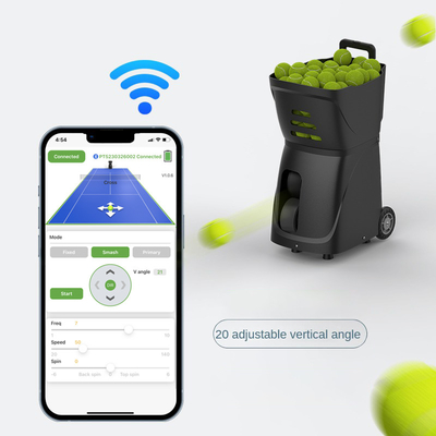 2025 Hot Professional Tennis e Padel Ball Machine Outdoor APP Control Padel Tennis Ball Lançamento de Treinamento Machine de Tiro