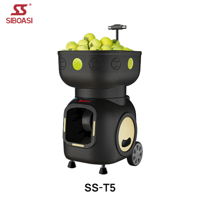 SIBOASI T5 APP Control Mini Shooting Tennis Machine Ball para treinamento