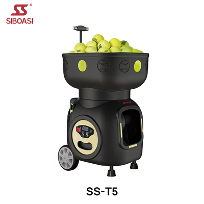 SIBOASI T5 APP Control Mini Shooting Tennis Machine Ball para treinamento