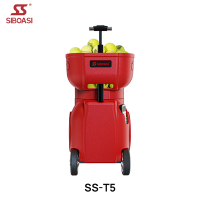 SIBOASI T5 APP Control Mini Shooting Tennis Machine Ball para treinamento