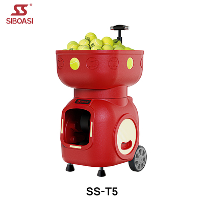 SIBOASI T5 APP Control Mini Shooting Tennis Machine Ball para treinamento