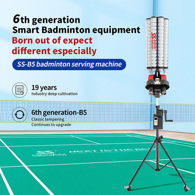 SIBOASI B5 Máquina de alimentação de balão de badminton para treinamento