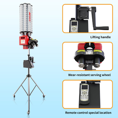 Novo SIBOASI B5 Badminton Shuttlecock Feeder Machine Smart Badminton Shooting Machine para Treinamento