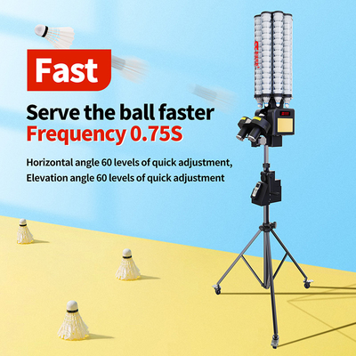 SIBOASI B7 Badminton Shuttlecock Feeder Machine Smart Badminton Shooting Machine para Treinamento