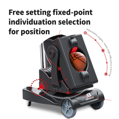 2025 SIBOASI K2 Multi-Angle Trainer Smart APP &amp; Remote Control Automático Basquetebol Atirador Atirador Máquina de Treinamento Profissional