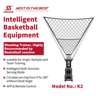 SIBOASI K2 Multi-Angle Trainer Smart APP & Remote Control Automático Basquete Tiro de Tiro Máquina de Treinamento Profissional