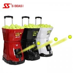 Lançador S3015 da máquina da bola de tênis da alimentação CA com bateria externo 