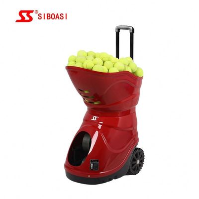 Máquina interna Siboasi da bola de tênis da bateria