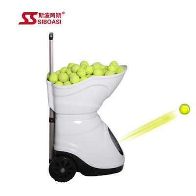 Máquina preta da bola de tênis de Siboasi S4015, máquina de jogo do tênis 150W