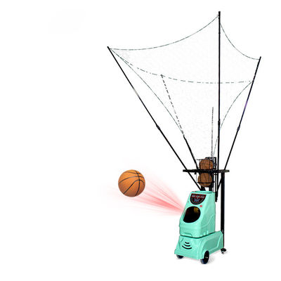 - Máquina da bola do treinamento do tiro do basquetebol da cor verde com capacidade clara de 1 - 3 bolas para treinar as instituições