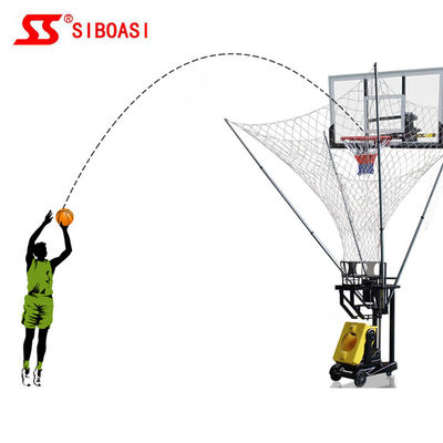 Máquina automática do tiro do basquetebol da cor amarela com controlo a distância para o treinamento pessoal
