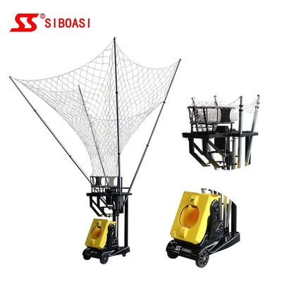 Máquina automática do tiro do basquetebol da cor amarela com controlo a distância para o treinamento pessoal