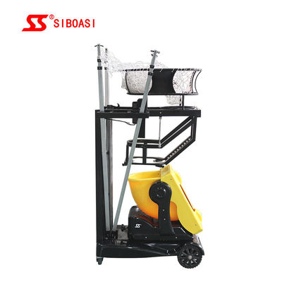 Máquina automática do tiro do basquetebol da cor amarela com controlo a distância para o treinamento pessoal