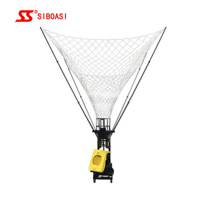 Máquina automática do tiro do basquetebol da cor amarela com controlo a distância para o treinamento pessoal