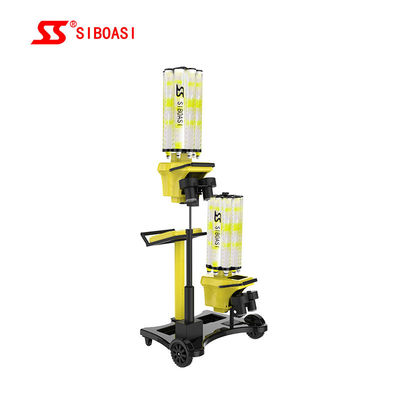 Máquina do tiro da peteca de SIBOASI que serve ajustar-se de Stepless do badminton