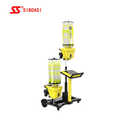 Máquina do tiro da peteca de SIBOASI que serve ajustar-se de Stepless do badminton