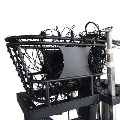 Equipamento de treino preto inteligente do basquetebol da cor com as 5 chalupas da bola que passam e para apressar Adjuste para o treinamento pessoal