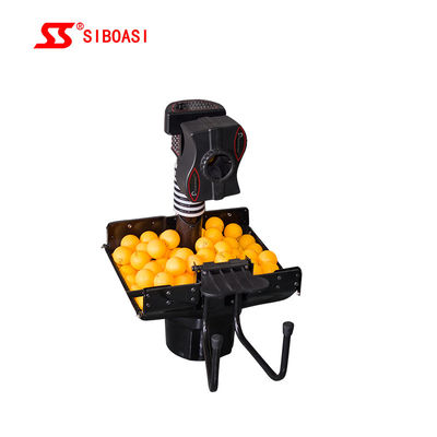 80 funções horizontais de Ping Pong Ball Machine Fixed Point da capacidade das bolas