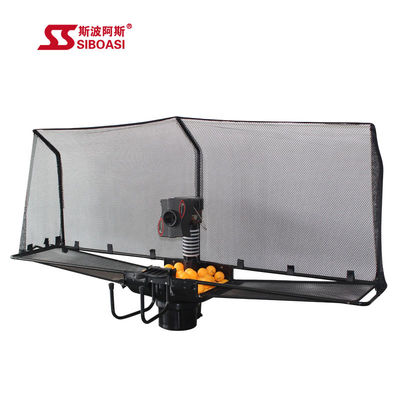 80 funções horizontais de Ping Pong Ball Machine Fixed Point da capacidade das bolas