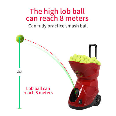Alimentador automático da bola de tênis da oscilação horizontal construído na bateria de lítio
