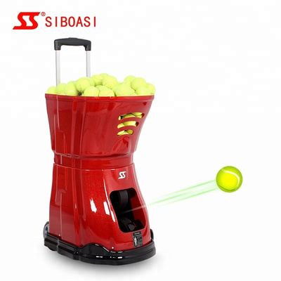 Ajuste de Topspin da capacidade das bolas do servidor 150 da máquina da bola de tênis S2015