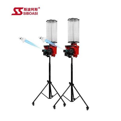 Sistema de levantamento 0-70CM do treinamento vermelho da máquina do alimentador da peteca do badminton