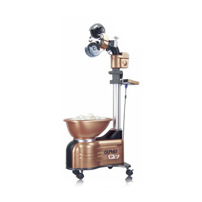 Máquina de alimentação automática Multifunction do treinamento do tênis de mesa