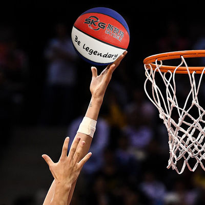 Bola de couro reflexiva holográfica do basquetebol do tamanho 7 do plutônio do OEM