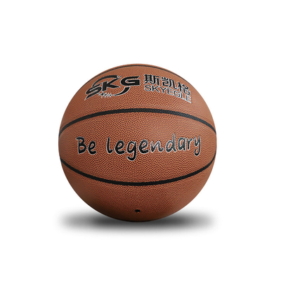 O plutônio oficial do tamanho do OEM cobre o basquetebol composto de Microfiber
