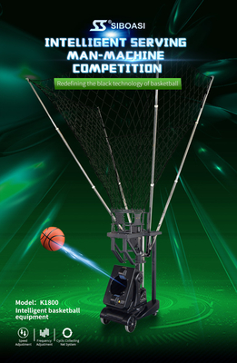 máquina de jogo do basquetebol do dispositivo do tiro do basquetebol 96W para o treinamento dos clubes